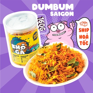 Khô gà lá chanh không cay 160g DumBum đồ ăn vặt Sài Gòn