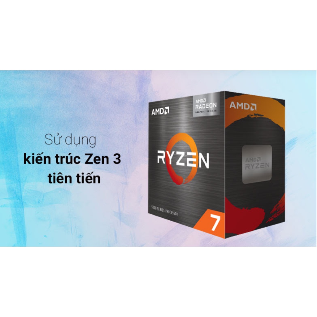 CPU AMD Ryzen 7 5700G (8C/16T, 3.8 GHz - 4.6 GHz, 4MB) - AM4 | BigBuy360 - bigbuy360.vn