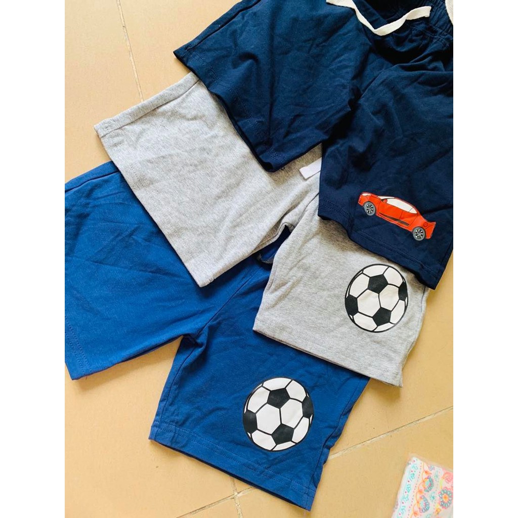 Quần đùi thể thao cotton HM hàng xuất dư cho bé trai