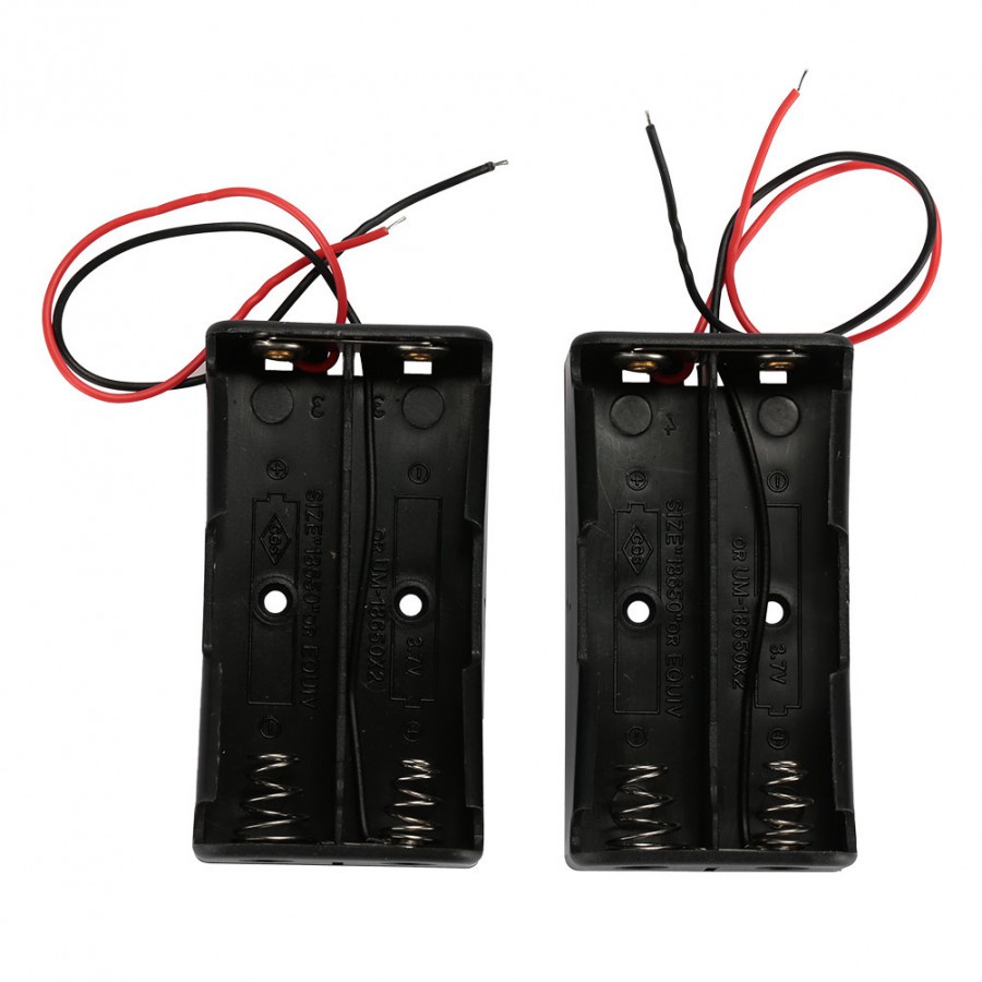 Hộp Pin 18650 2 CELL khay pin 18650 2 CELL kèm dây