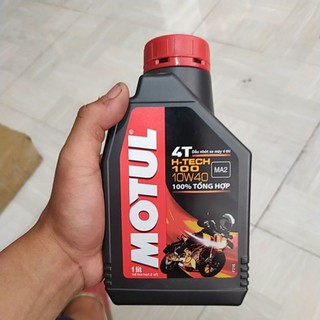 Nhớt motul H-TECH 100 dung tích 1 lít cho xe số
