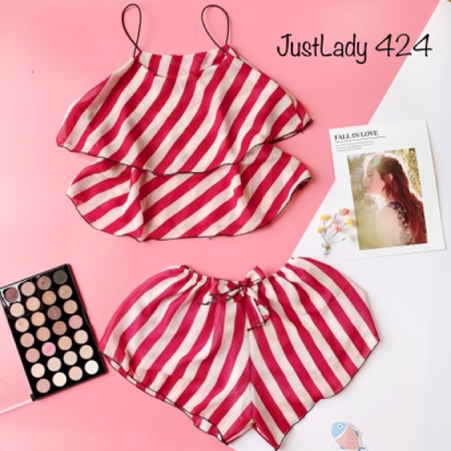 Đồ ngủ, mặc nhà Voan hai dây hai tầng hai lớp | BigBuy360 - bigbuy360.vn