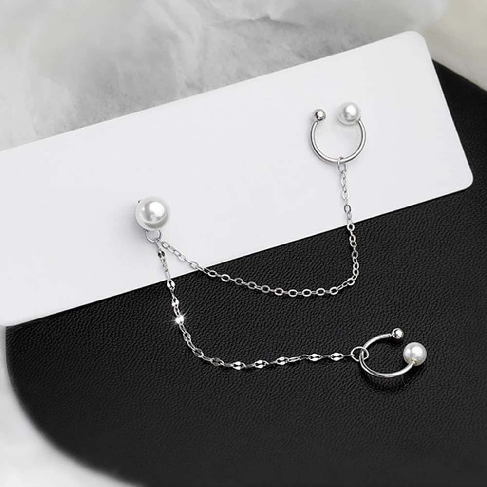 Khuyên Vành Tai Đính Ngọc Trai Thời Trang Dành Cho Nữ