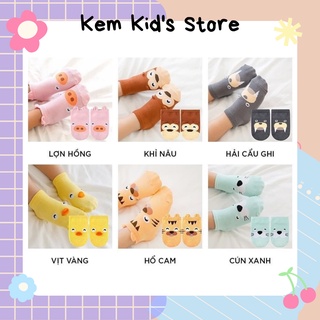 Set 4 đôi tất lưới cổ thấp cho bé trai/gái