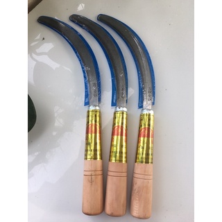 Set 3 liềm cán gỗ siêu bén cắt dừa,cỏ voi