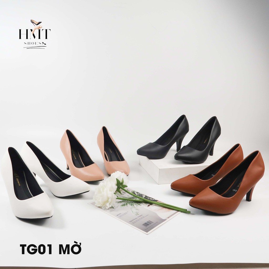 Giày cao gót bít mũi basic HMTShoes TG01