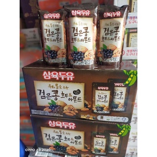 Sữa óc chó hạnh nhân đậu đen hàn quốc Sahmyook 195ml*20 gói