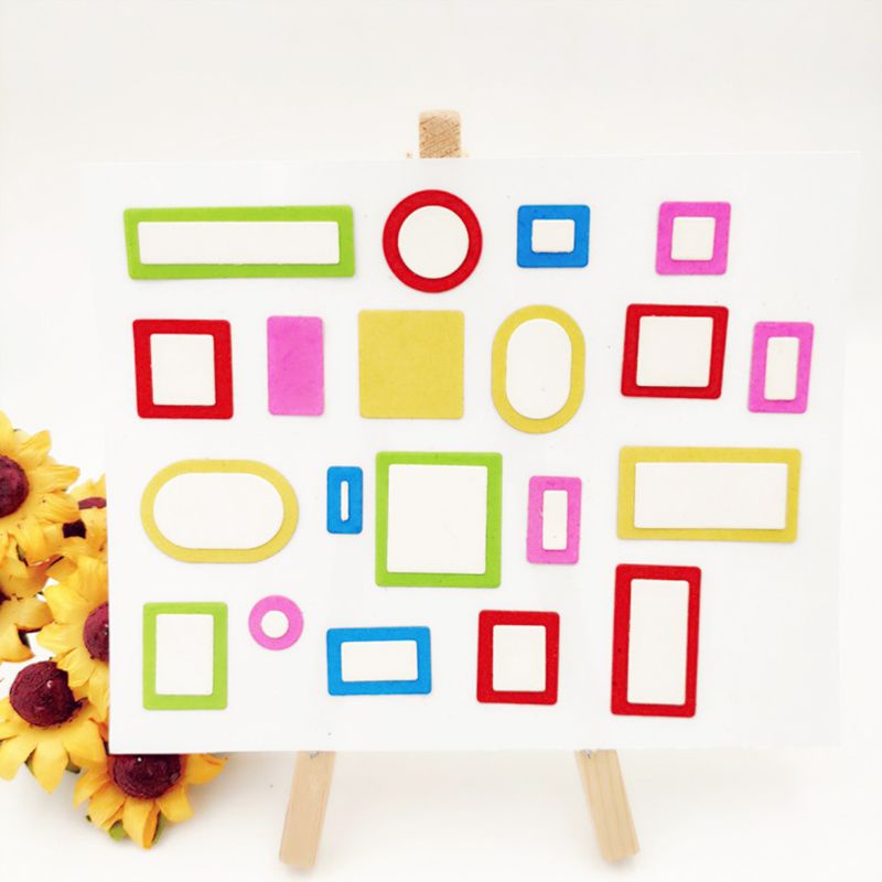 Khuôn cắt hình hộp vuông bằng kim loại dùng trang trí thiệp sổ tay DIY