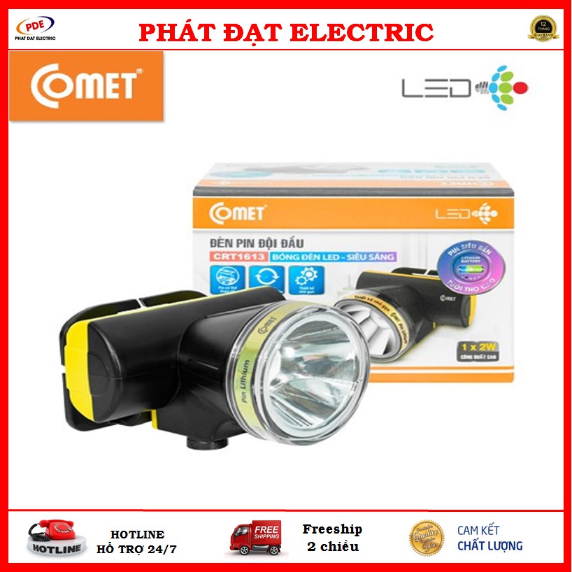 Đèn pin đội đầu COMET CRT1613