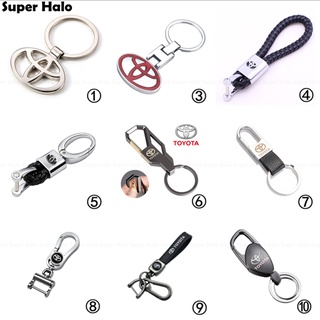 【MỚI】Móc chìa khóa bằng kim loại hợp kim cho xe máy logo Toyota