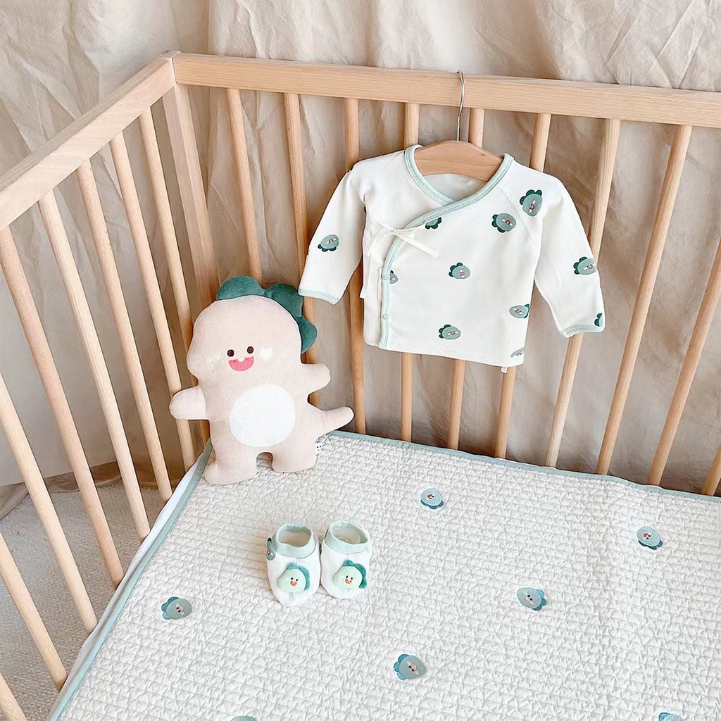 Ga Trải Giường Thêu Họa Tiết Chú Gấu Nhiều Màu Sắc Xinh Xắn Cho Bé