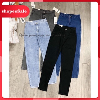 [Flash sale] Xả Quần bò trơn 4 màu cho nữ,