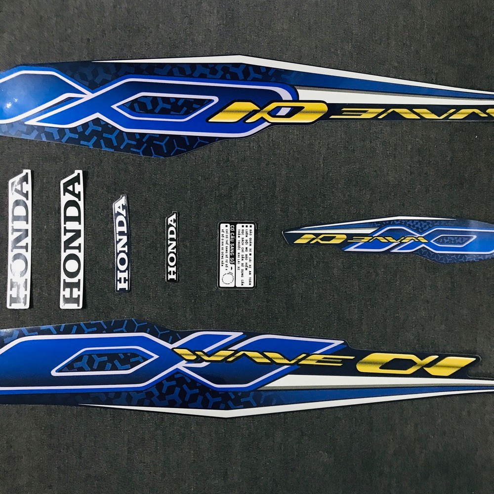 [CỰC RẺ] Tem rời dán full xe máy HONDA WAVE 2019 - NHIỀU MÀU