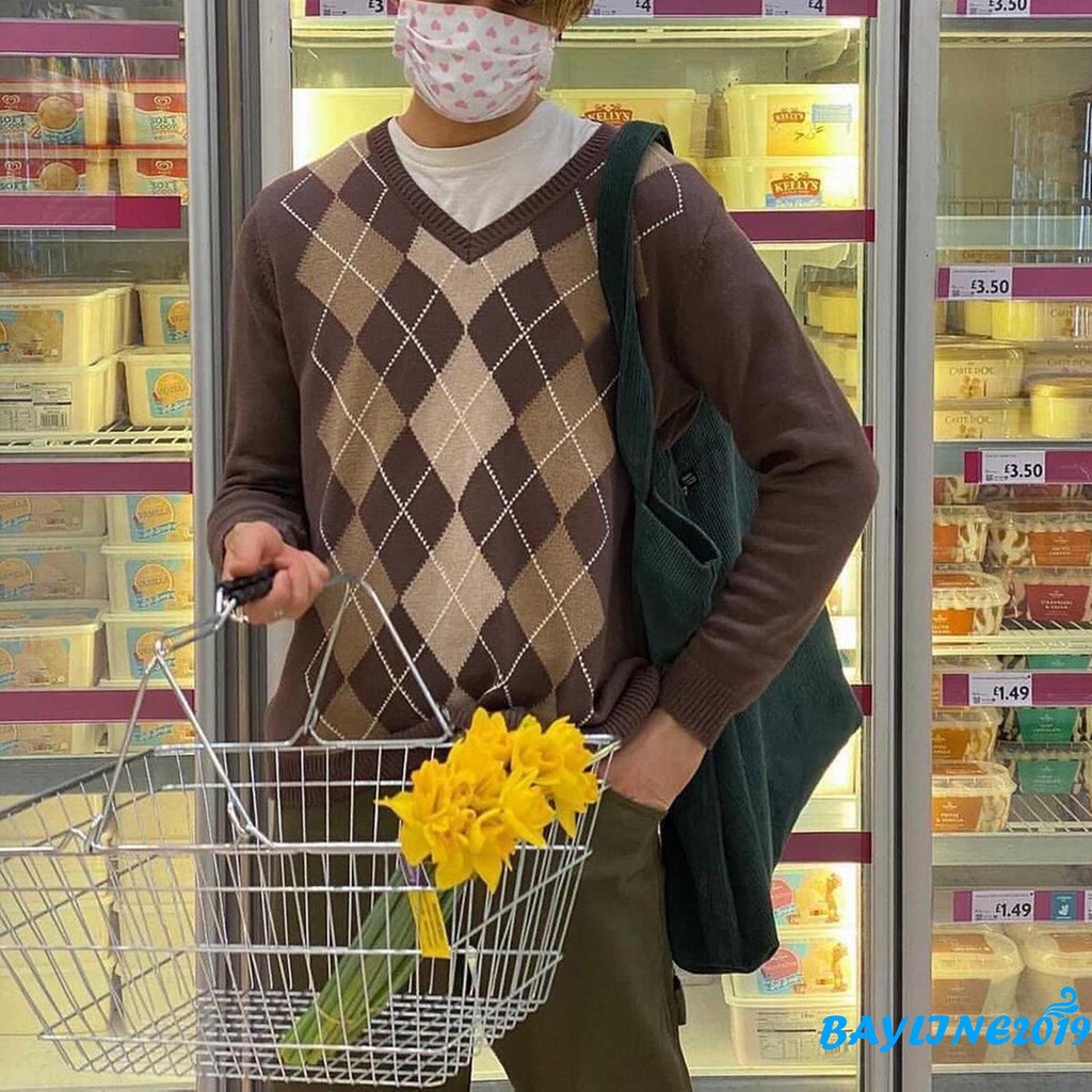 Áo Len Tay Dài Cổ Chữ V Màu Sắc Thời Trang Cho Nữ