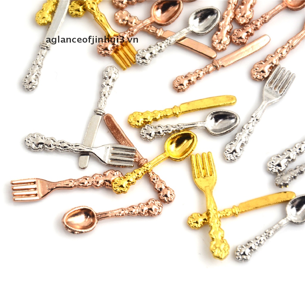 Set 12 Dao Nĩa 1: 12 Dùng Trang Trí Nhà Búp Bê