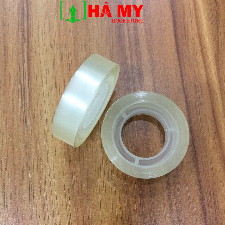 Băng keo văn phòng 1,8cm - Băng keo học sinh dài 1.8 Phân dùng trong văn phòng, trường học, công sở....