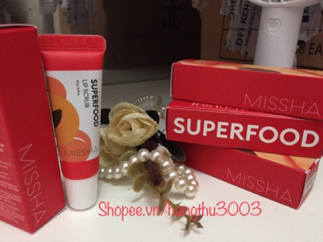 Tẩy Tế Bào Chết Môi Missha Superfood Apricot Lip Scrub | BigBuy360 - bigbuy360.vn