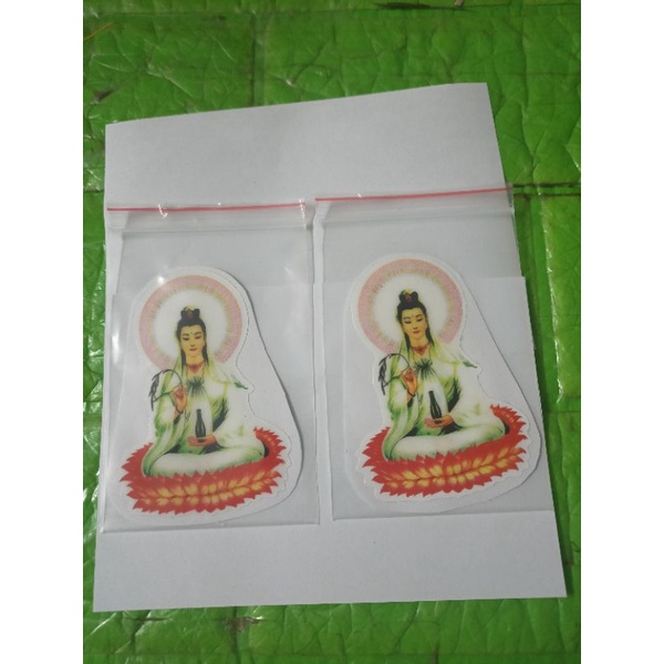 Bộ 2 hình Phật nổi cao 15 cm trang trí xe