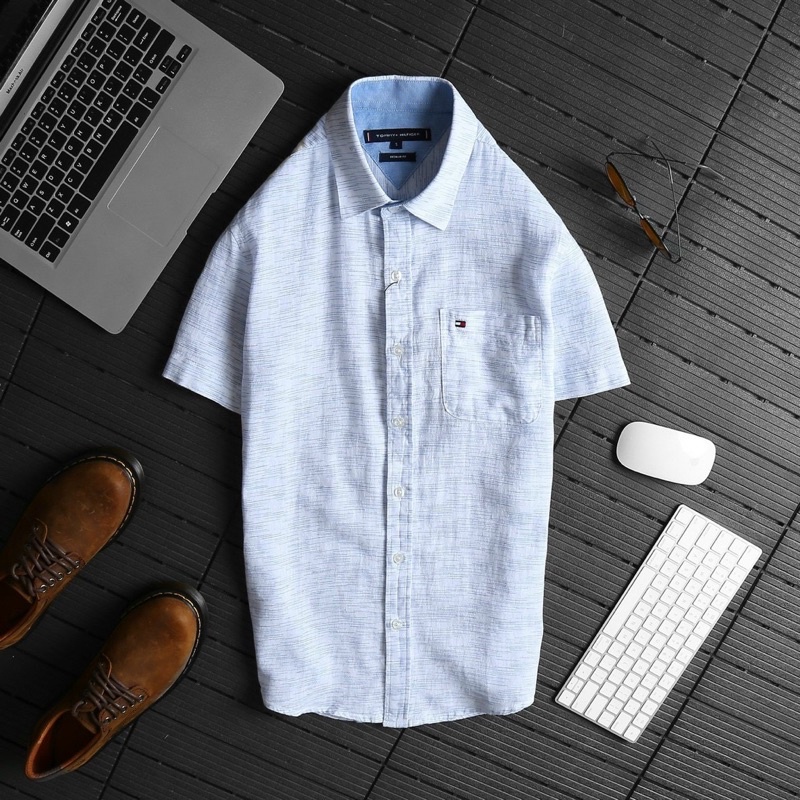 SƠ MI NGẮN TAY CÓ TÚI TM