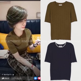 Áo thun gân Hm vợt sale