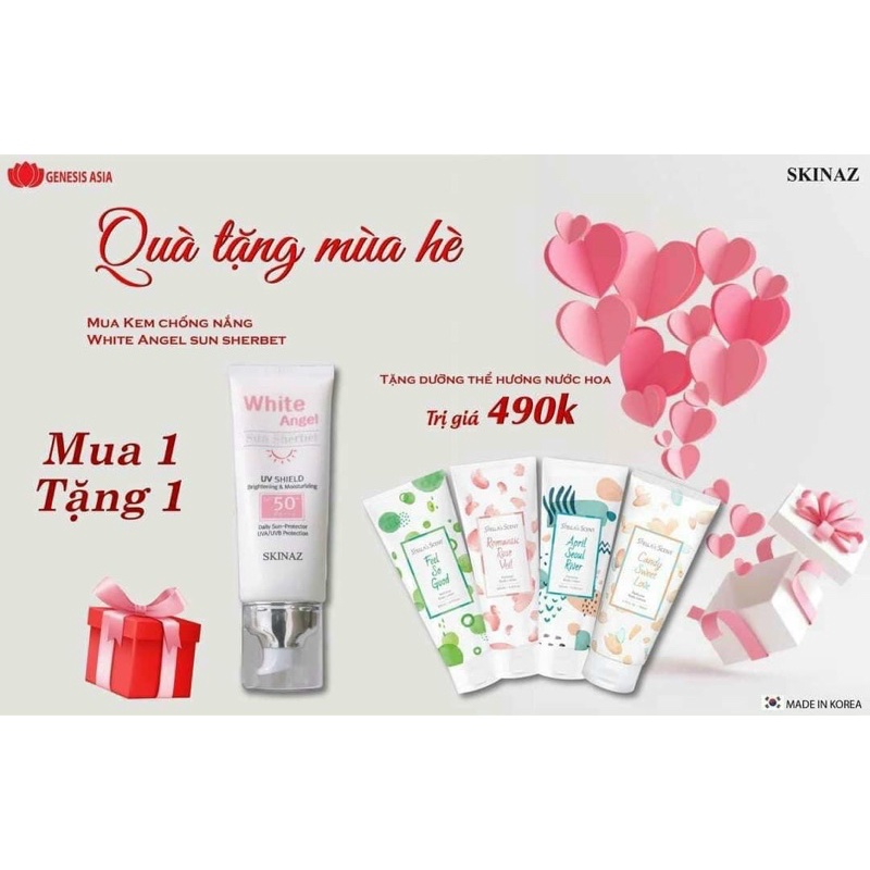 Kem Chống Nắng Skinaz - White Angel Sun Sherbet Skinaz