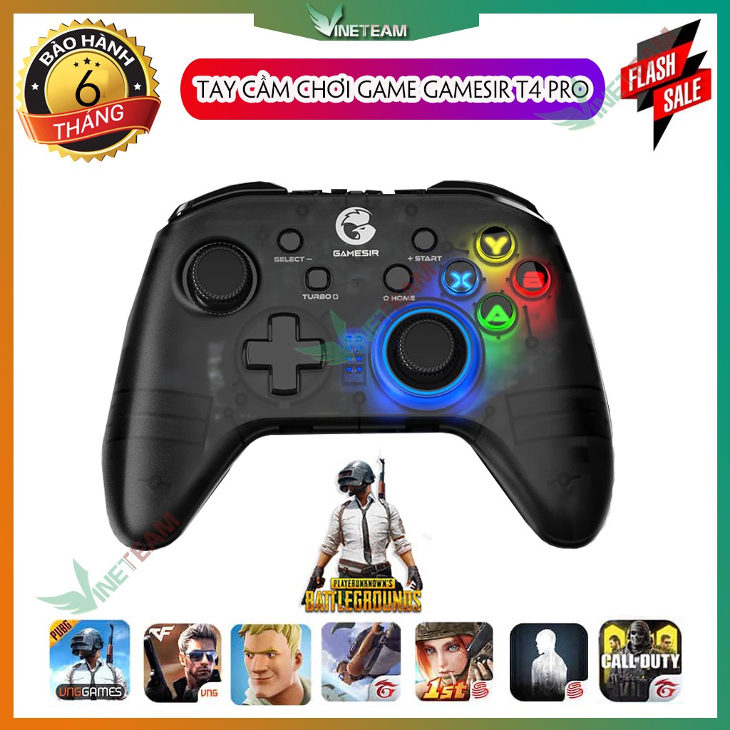 Gamesir T4 Pro - tay cầm chơi game không dây 5in1 hỗ trợ Switch/ PC/ Android/ iOS/ Macbook -dc4117 | BigBuy360 - bigbuy360.vn