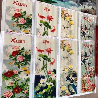 Tranh tứ quý.