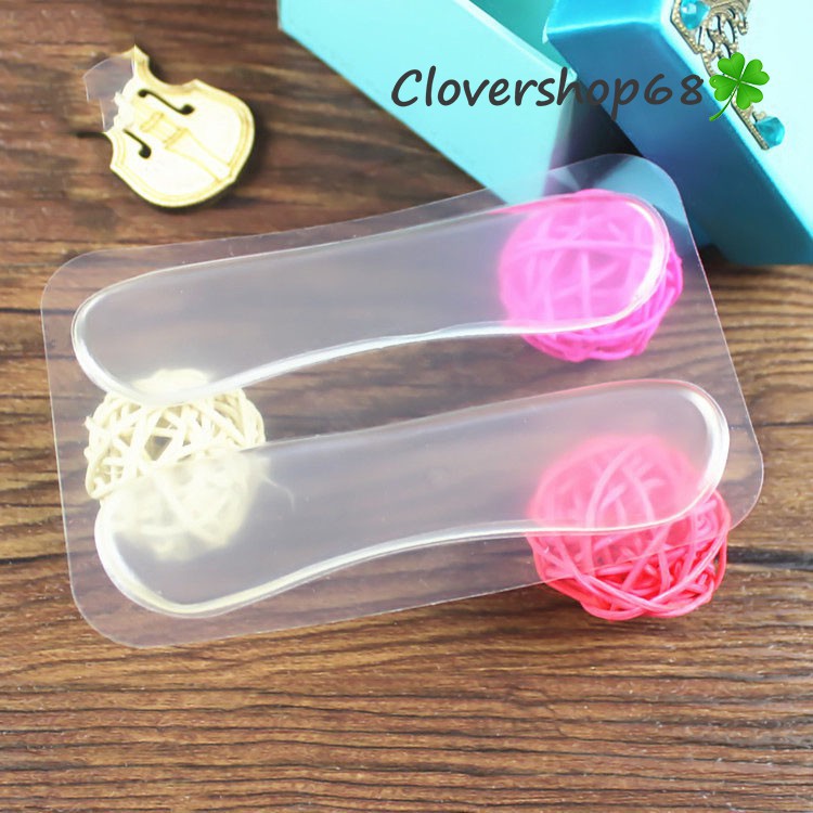 Set 2 miếng lót giầy nữ silicon, lót gót chân silicon (loại dài lót gót)