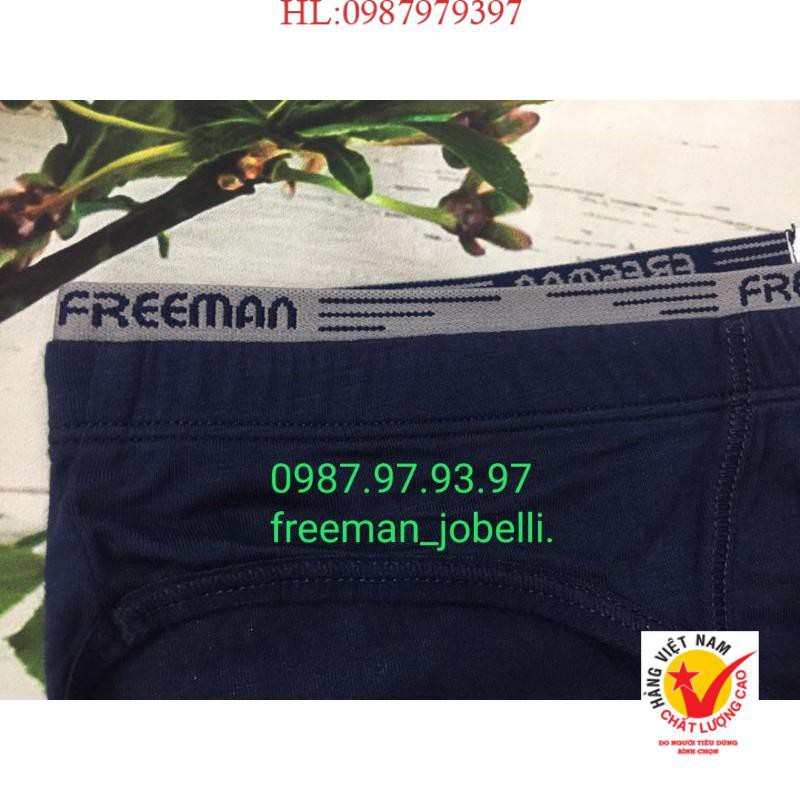 Quần xì nam Freeman 6043,giá cty 69k- bán 43k quần sịp cotton lụa
