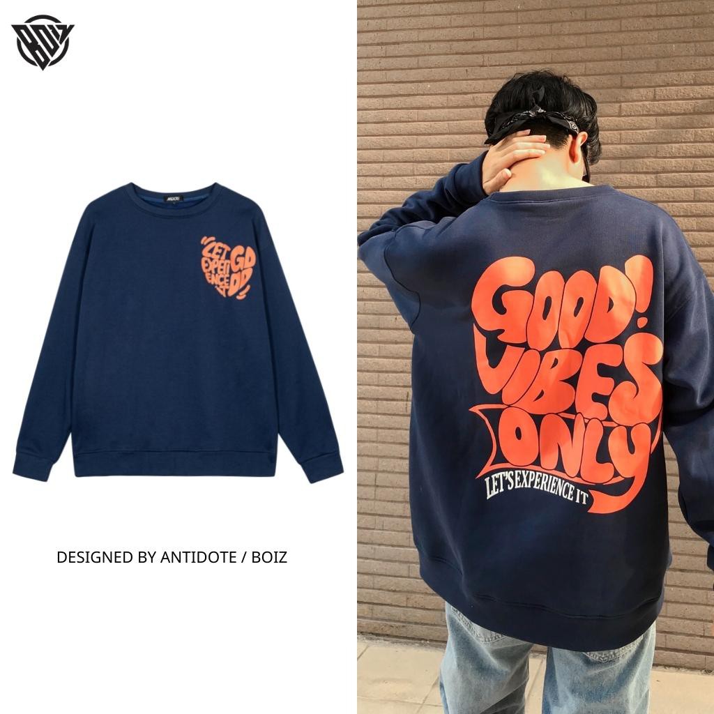 Áo sweater nam nữ Lonely unisex nỉ bông form rộng
