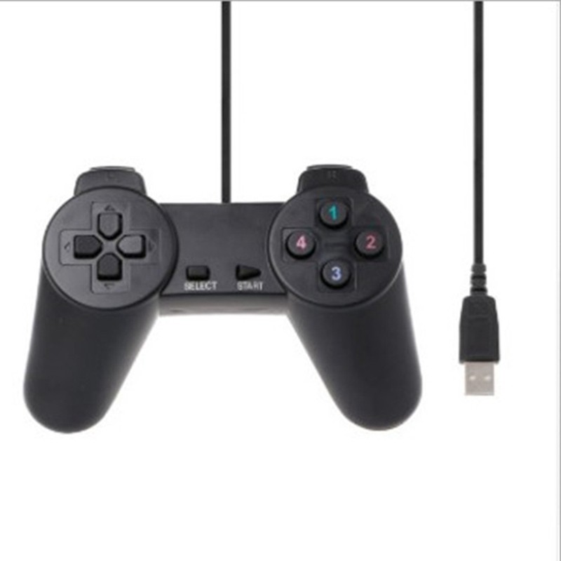 Tay cầm chơi game đơn giản kiểu Playstation 1 giá rẻ cổng USB trên PC gamepad controller joystick