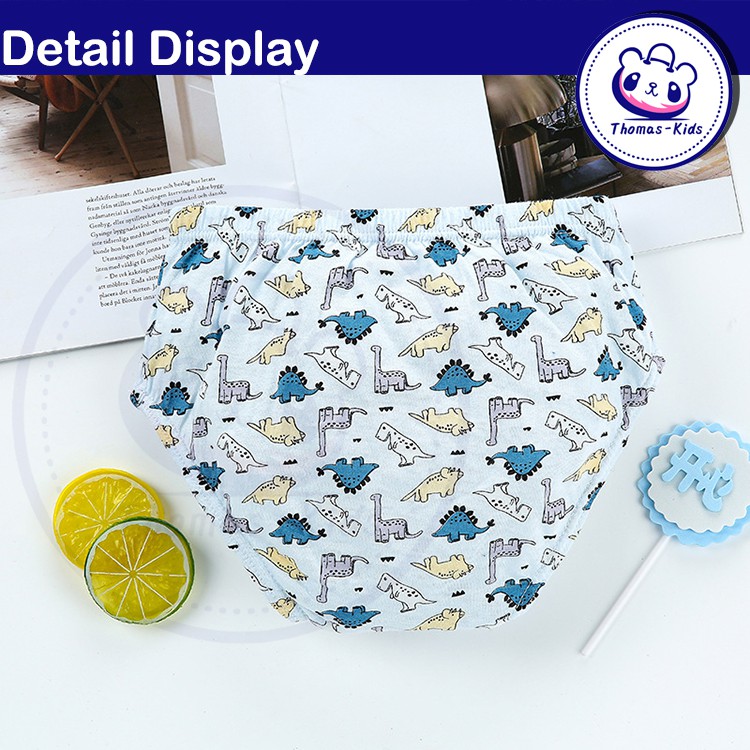 5 Quần lót B159 hình tam giác 80-160cm phong cách Hàn Quốc dành cho bé trai