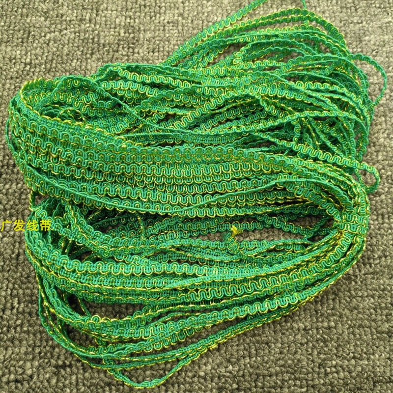 Dây ren viền kim tuyến 0.5cm