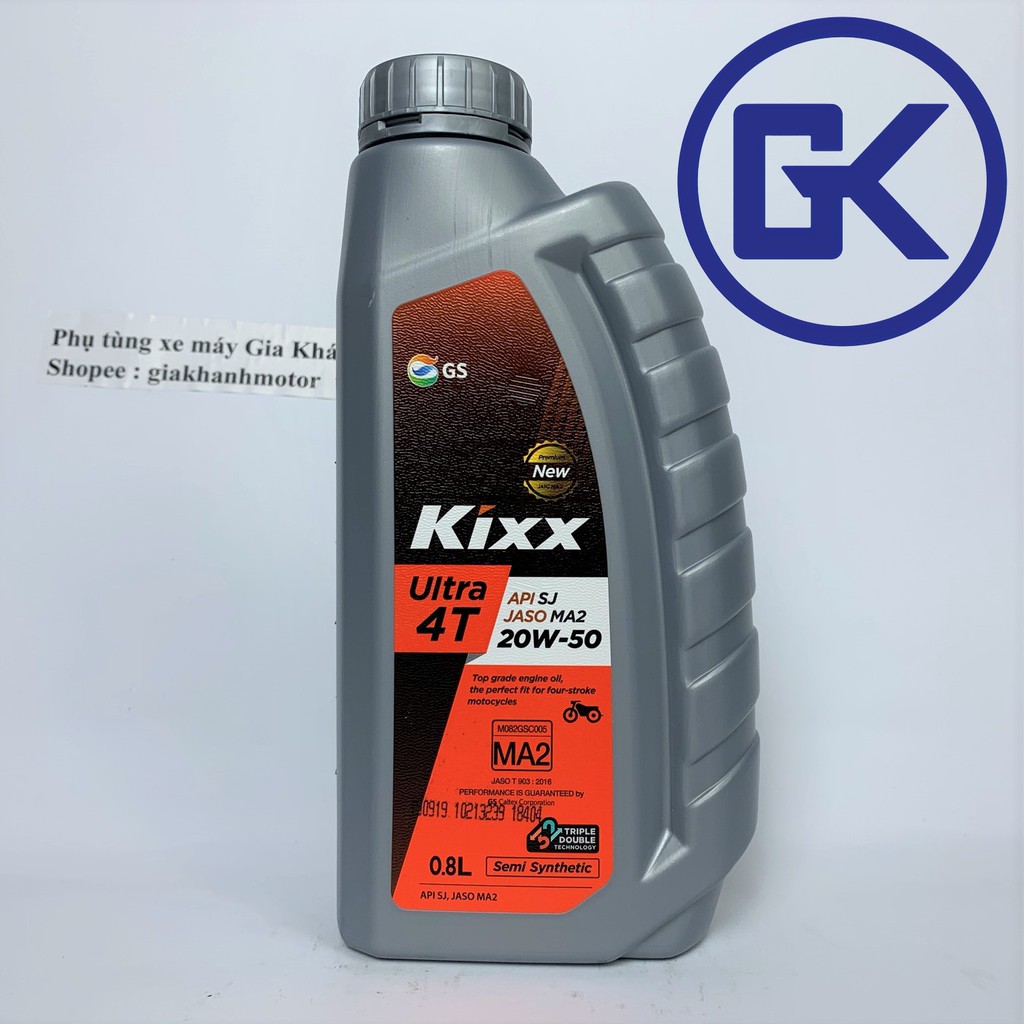 Dầu nhớt GS Kixx Ultra 4T 20W-50(15W-40) ( xe số )