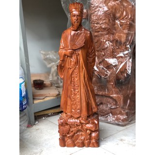 Tượng khổng minh gỗ Hương