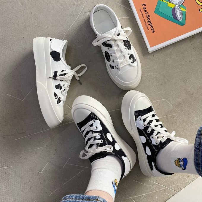 Giày Thể Thao Vải Bạt Thời Trang Hàn Cho Nữ | BigBuy360 - bigbuy360.vn