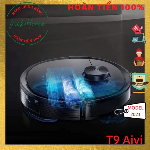 Ecovacs DEEBOT T9 AIVI Robot Hút Bụi - Robot lau nhà - Hàng mới 100% Chính hãng - Giá tốt