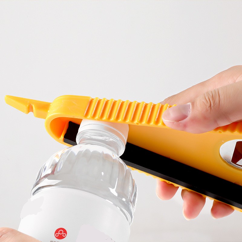 1PC Household V-shaped Adjustable Non-slip Labor-saving Can Opener Bottle Opener
