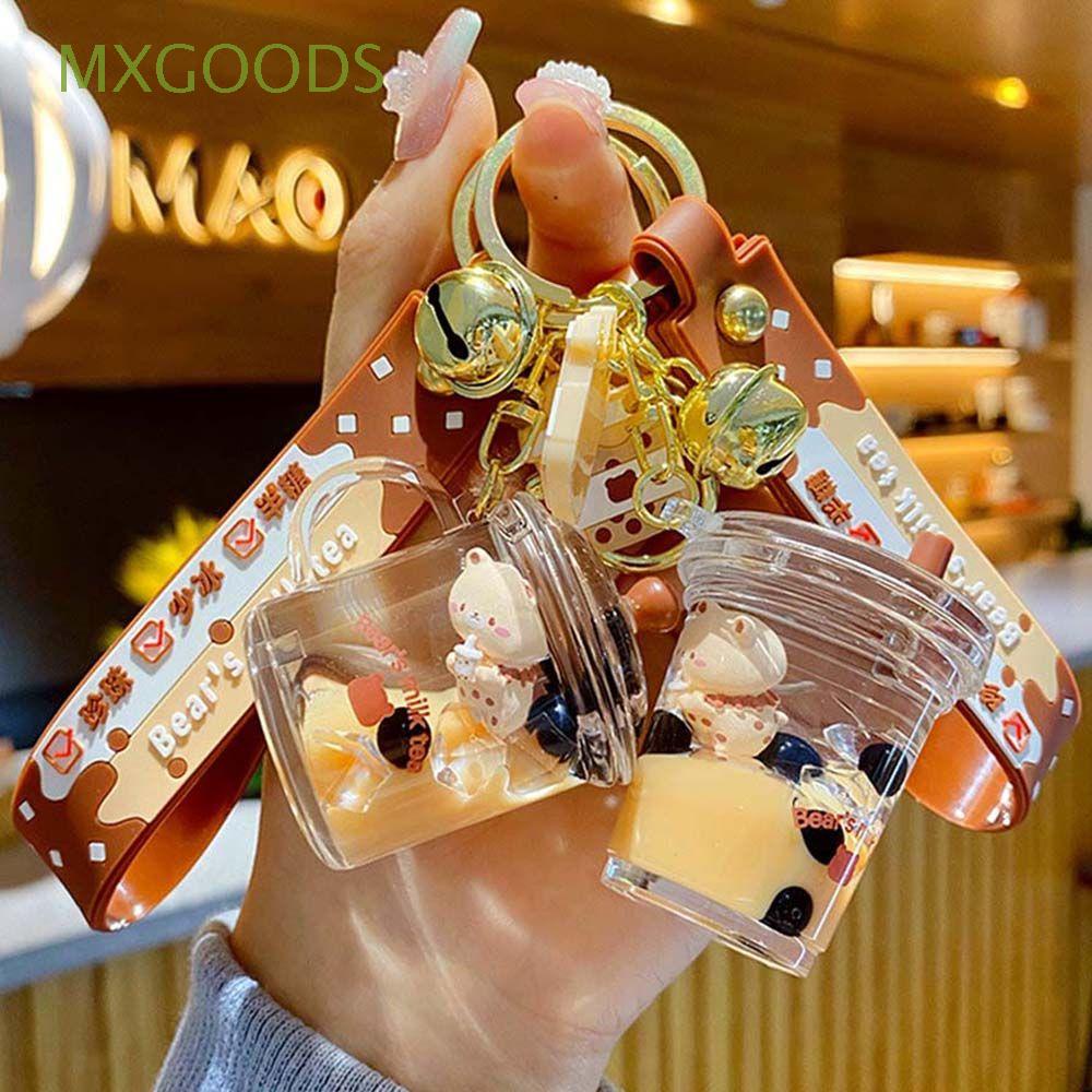 Móc Chìa Khóa Hình Ly Trà Sữa Phong Cách Hoạt Hình Độc Đáo