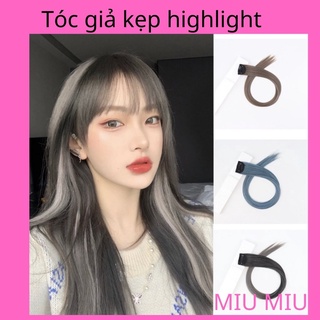 Tóc giả kẹp màu ❤️freeship❤️ tóc highlight 1 kẹp