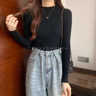 Áo len nữ cổ cao 3 phân [Ảnh Thật]