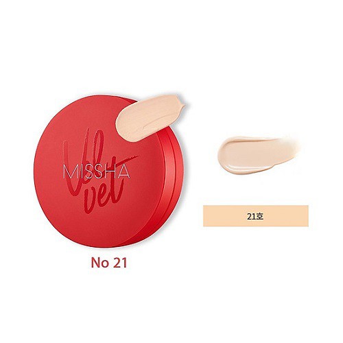 PHẤN NƯỚC MISSHA VELVET FINISH CUSHION ĐỎ RỰC RỠ