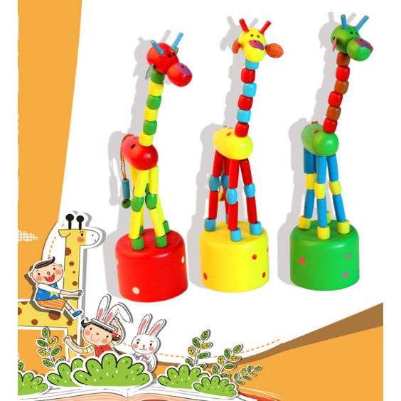 Đồ chơi hươu cao cổ đu quay đáng yêu cho bé DQH