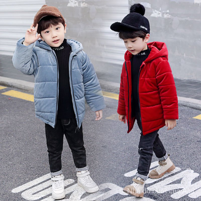 Fall And Winter 2020 Boy Thicker Jacket Boy Cotton Cotton Clothes Baby Boys Winter Clothes