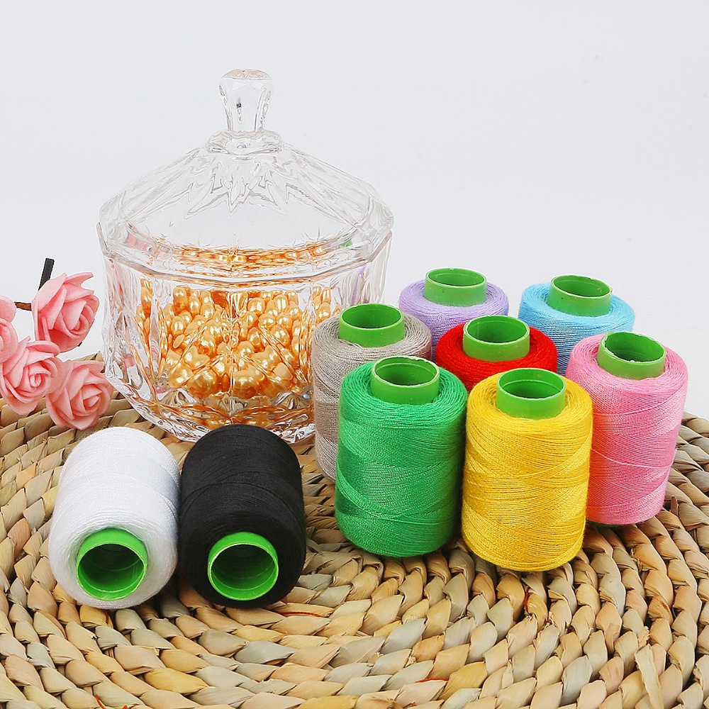 Cuộn chỉ cotton nhiều màu tiện dụng cho may vá đồ thủ công DIY