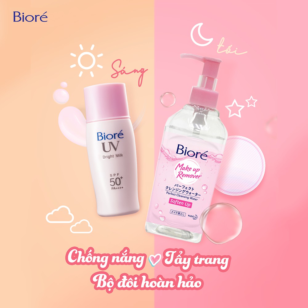 [Mã FMCGMALL -8% đơn 250k] Sữa Chống Nắng Sáng Hồng Tự Nhiên Biore 30ml