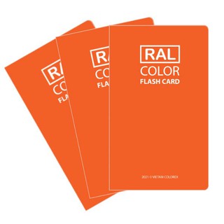 Thẻ so màu ral flash card - màu đơn lẻ tùy chọn