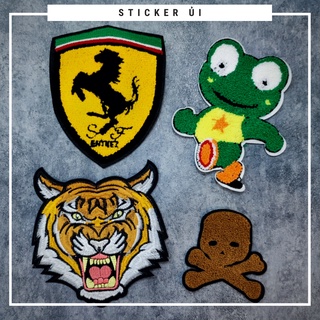 Sticker ủi áo Cao cấp - CÓ SẴN KEO ỦI - sticker vải dùng làm miếng vá áo, phụ kiện trang trí quần áo, balo, giày, nón