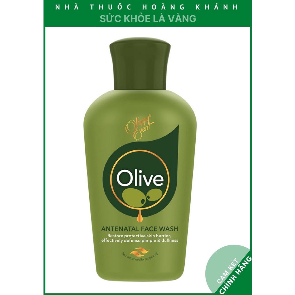 Sữa Rửa Mặt Happy Event Olive 90ml ( Làm Sạch Da, Ngăn Ngừa Mụn, Sạm và Nám ) Hàng Chính Hãng