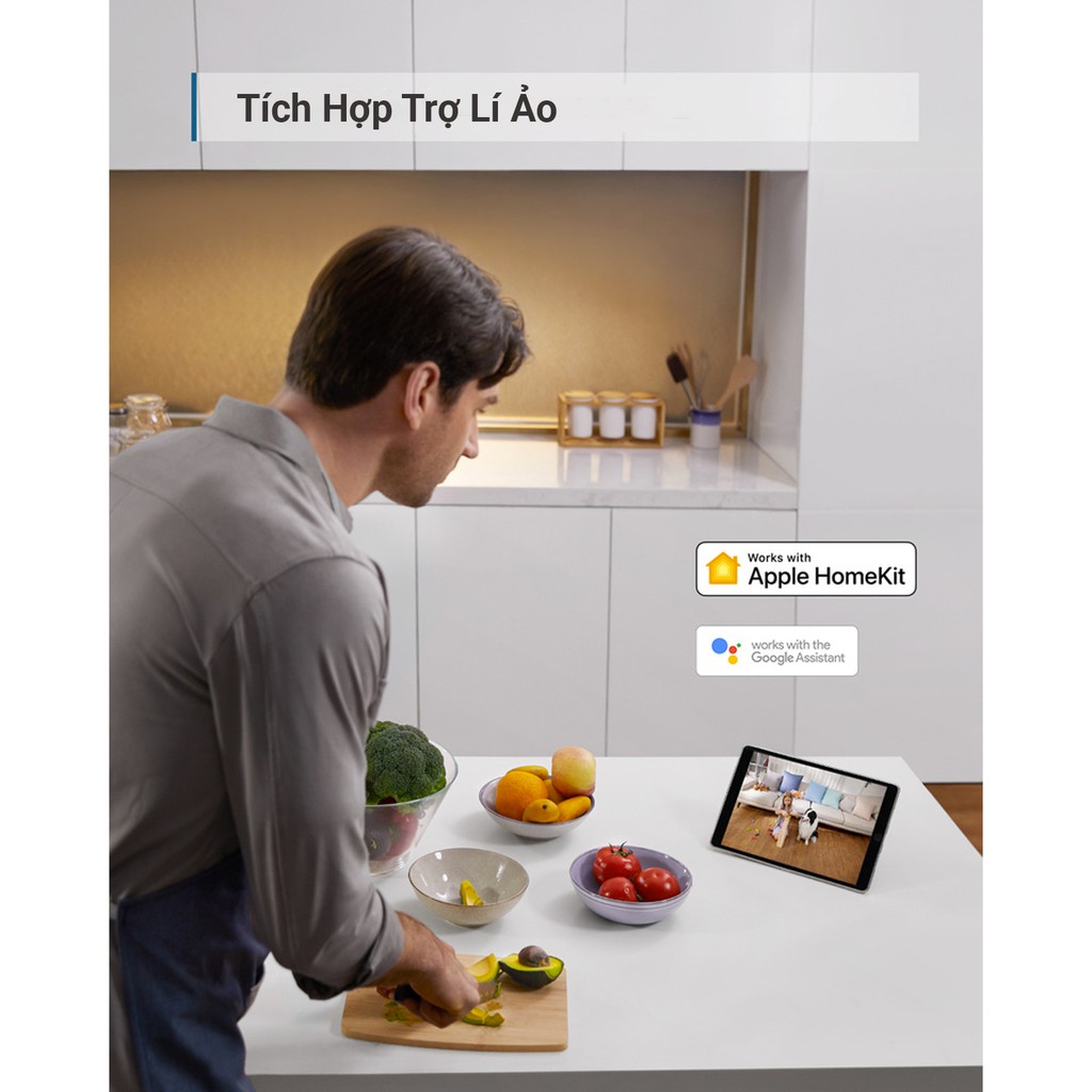 Camera wifi trong nhà Eufy - T8410 xoay 360 độ, độ phân giải 2K Pan and Tilt (by Anker) | WebRaoVat - webraovat.net.vn